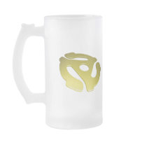 Yellow 3D 45 RPM Adapter Coffee Mug