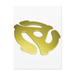 Yellow 3D 45 RPM Adapter