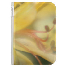 Yellow Alstroemeria Flower Kindle Folio Case