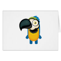Yellow and Blue Parrot - My Conservation Park Cards