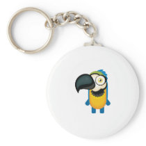 Yellow and Blue Parrot - My Conservation Park Keychain