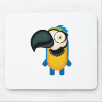 Yellow and Blue Parrot - My Conservation Park Mousepads