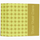 Yellow and Gold Avery Binder