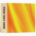 Yellow and orange abstract design binder
