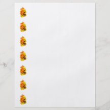 Yellow and Orange Daisies Flyer Design