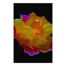 Yellow and pink rose and meaning stationery paper