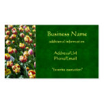 Yellow and Purple Tulips Business Cards