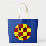 Yellow and Red Smiley Face Canvas Bag