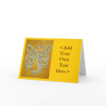 Yellow Angel Greeting Card or Note Cards