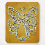 Yellow Angel Mousepad