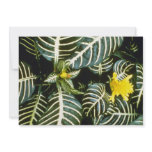 yellow Aphelandra Sqarrosa 'Louisae' (Zebra Plant) Custom Invite