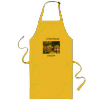 YELLOW APRON: I COOK VEGGIES, ENJOY!