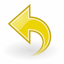 Yellow Arrow Acrylic Cut Out