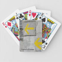 Yellow Arrows Playing Cards playing cards