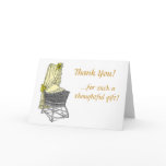 Yellow Baby Bassinet Greeting Card
