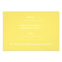Yellow Baby Stroller. Custom Invites