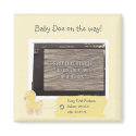 Yellow Baby Ultrasound Photo Custom Duck Magnet