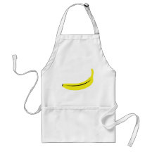 yellow banana fruit aprons