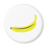 yellow banana fruit magnet