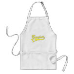 Yellow Baseball Logo Apron