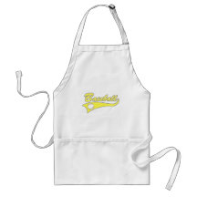 Yellow Baseball Logo Apron