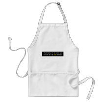 YELLOW BEER APRON