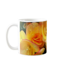 Yellow begonia coffee mug