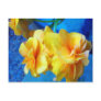 Yellow Begonias Post Cards