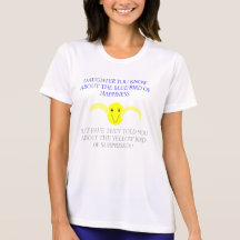 YELLOW BIRD OF SURPRISED T SHIRT