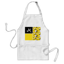 Yellow & Black Bee Pattern Apron