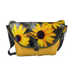 Yellow Black Eyed Susans Flowers Rickshaw Bag Courier Bags