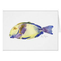 Yellow/Blue Fish Cards