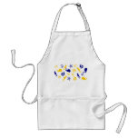 Yellow Blue Nautical Scatter aprons