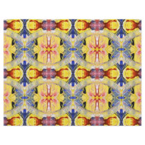 Yellow Blue Red Kaleidoscope design Flyer