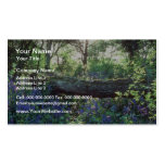 Yellow Bluebell wood, Howe Park Wood, Milton Keyne Business Card Template
