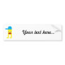 Yellow boy, blue cap bumper stickers