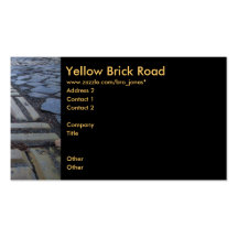 Yellow Brick Road Business Card Template