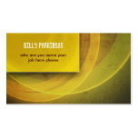 yellow business card