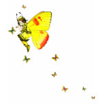 Yellow Butterfly Faerie and Friends t-shirts