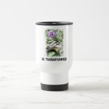 Yellow butterfly tall mug