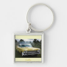 Yellow Cadillac Key Chains