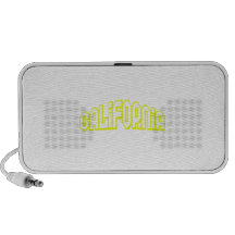 Yellow California iPhone Speakers