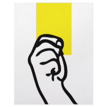 Yellow card soccer letterhead