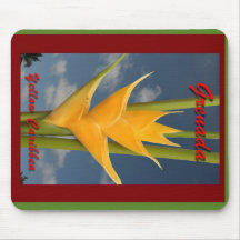 Yellow Caribbea 3 Mouse Mat