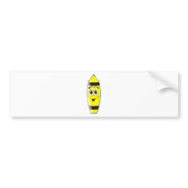 Yellow Cartoon Crayon
