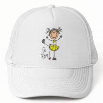 Yellow Cheerleader Tshirts and Gifts Trucker Hat