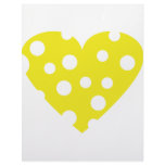 yellow cheese heart icon letterhead