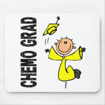 Yellow CHEMO GRAD 1 (Testicular Cancer) Mouse Pad