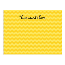 Yellow chevrons postcards