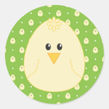 Yellow Chick Sticker